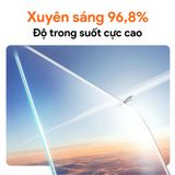  Combo 2 cường lực trong suốt có khung trợ dán Dekey AVANTGARDE siêu mượt, siêu tiết kiệm 