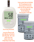  MÁY ĐO ĐƯỜNG HUYẾT MAXVI BG-709b ĐỌC CHỈ SỐ TIẾNG VIỆT CHỨNG NHẬN LƯU HÀNH TỰ DO CHLB ĐỨC - BỘ Y TẾ CẤP PHÉP 