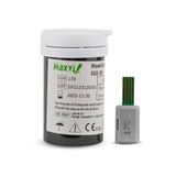  MÁY ĐO ĐƯỜNG HUYẾT MAXVI BG-709b ĐỌC CHỈ SỐ TIẾNG VIỆT CHỨNG NHẬN LƯU HÀNH TỰ DO CHLB ĐỨC - BỘ Y TẾ CẤP PHÉP 