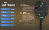  VỢT PICKLEBALL MẶT CARBON [CORE 18K - XPRO 3K - X1 PRO - X3 PRO - S3 PRO] [S2 PRO CHO NGƯỜI MỚI CHƠI] 