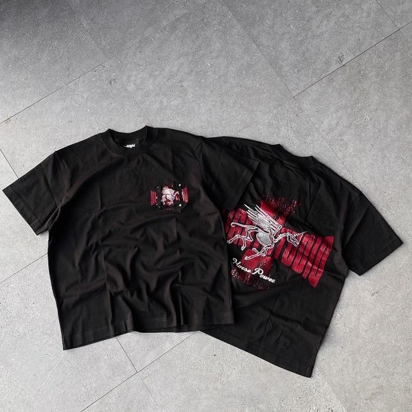  SKELETON HORSE T-SHIRT - BLACK 