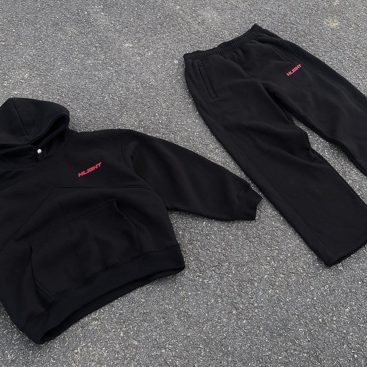  RACING HOODIE - BLACK 