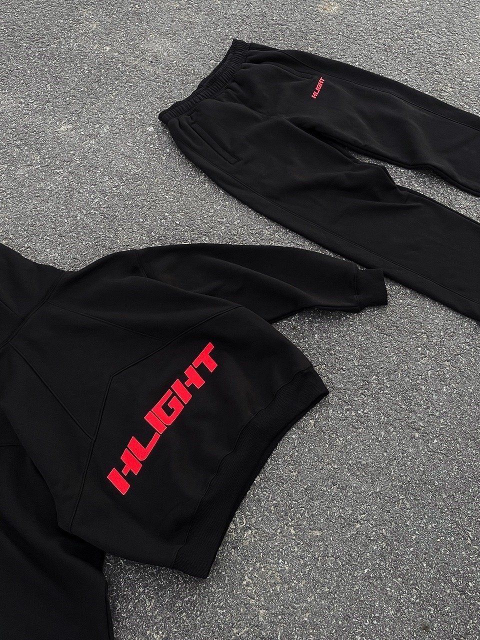  RACING HOODIE - BLACK 