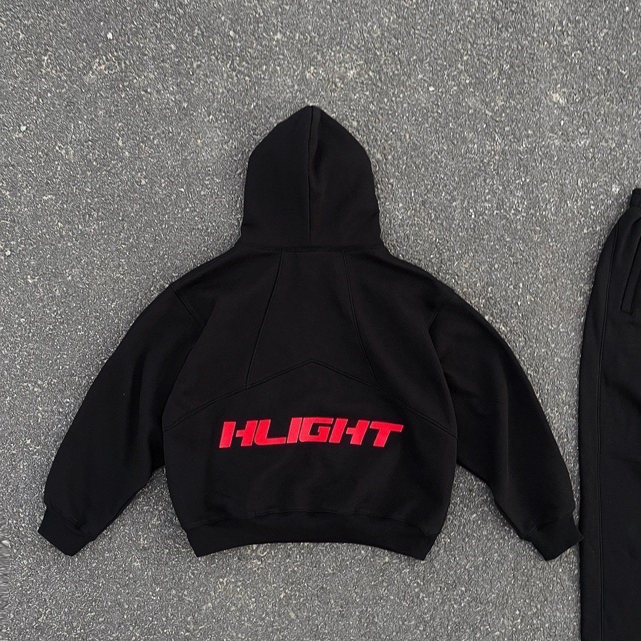  RACING HOODIE - BLACK 