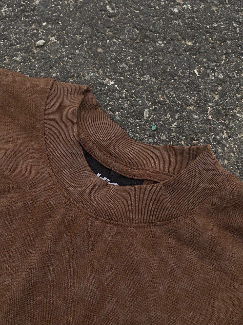  EMBROIDERED LOGO WASHED T-SHIRT 