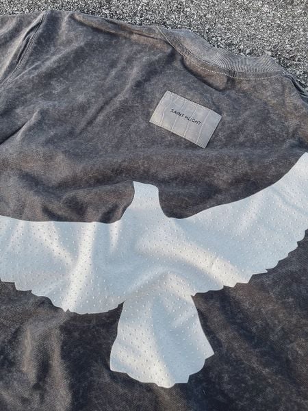  GRUNGE DOVE WASHED T-SHIRT 