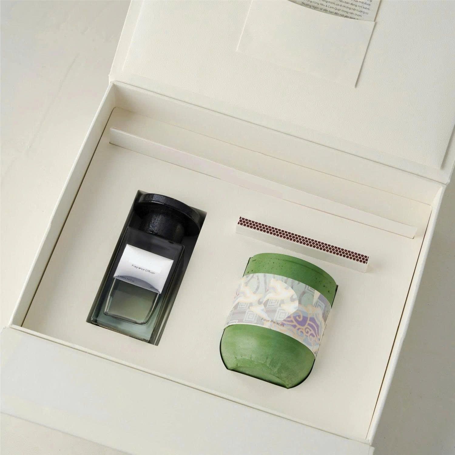  BỘ QUÀ TẶNG NẾN THƠM & TINH DẦU KHUẾCH TÁN 
