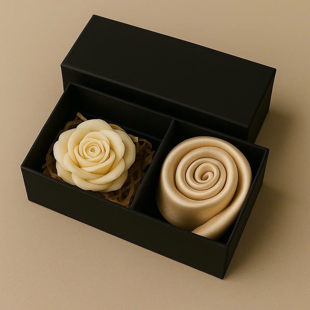  Nến Thơm Hoa Hồng 