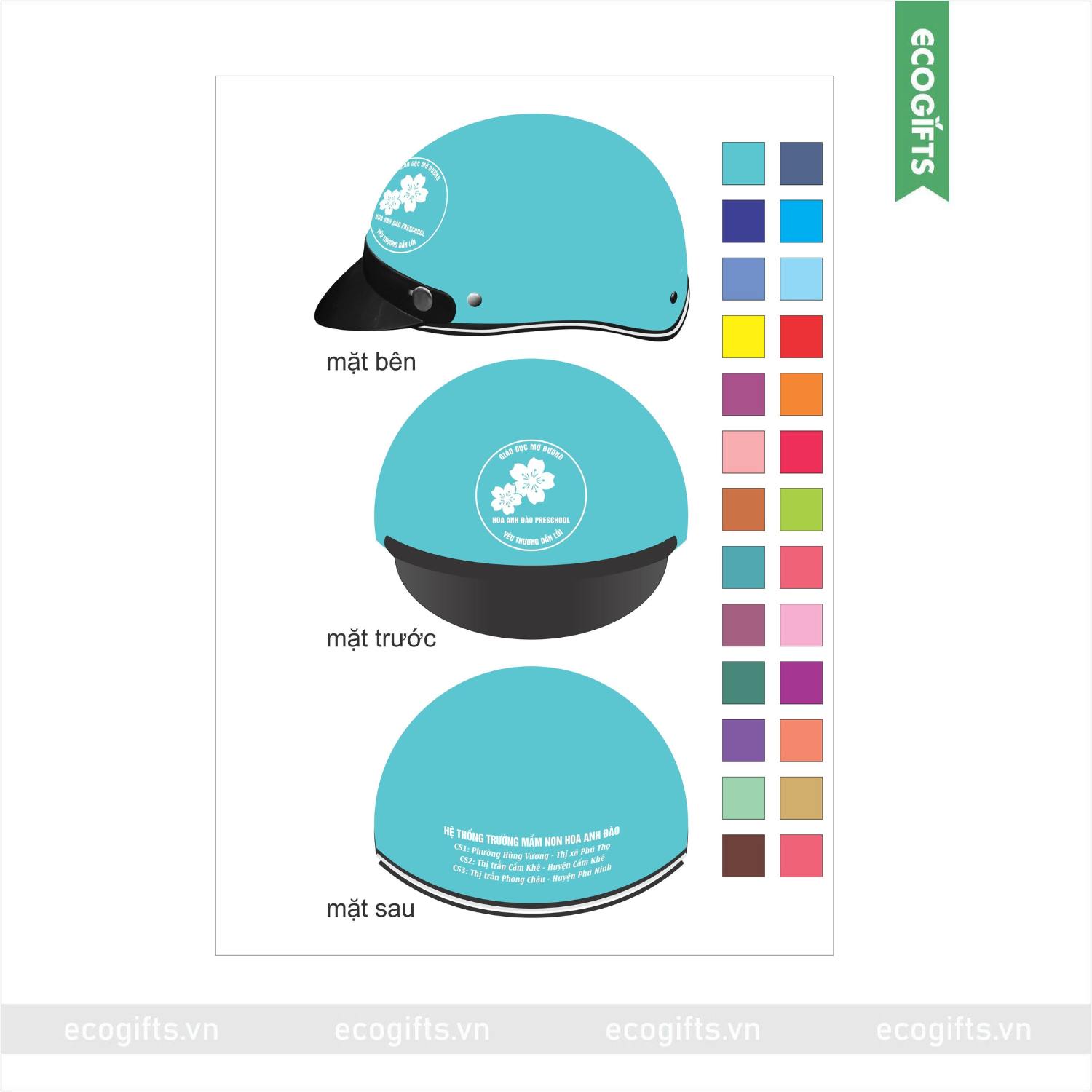  Mũ bảo hiểm nửa đầu 