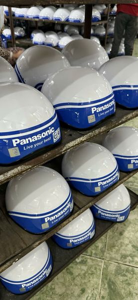  Mũ bảo hiểm nửa đầu có kính 