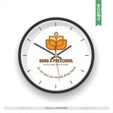 Đồng hồ in logo Trường Mầm Non 