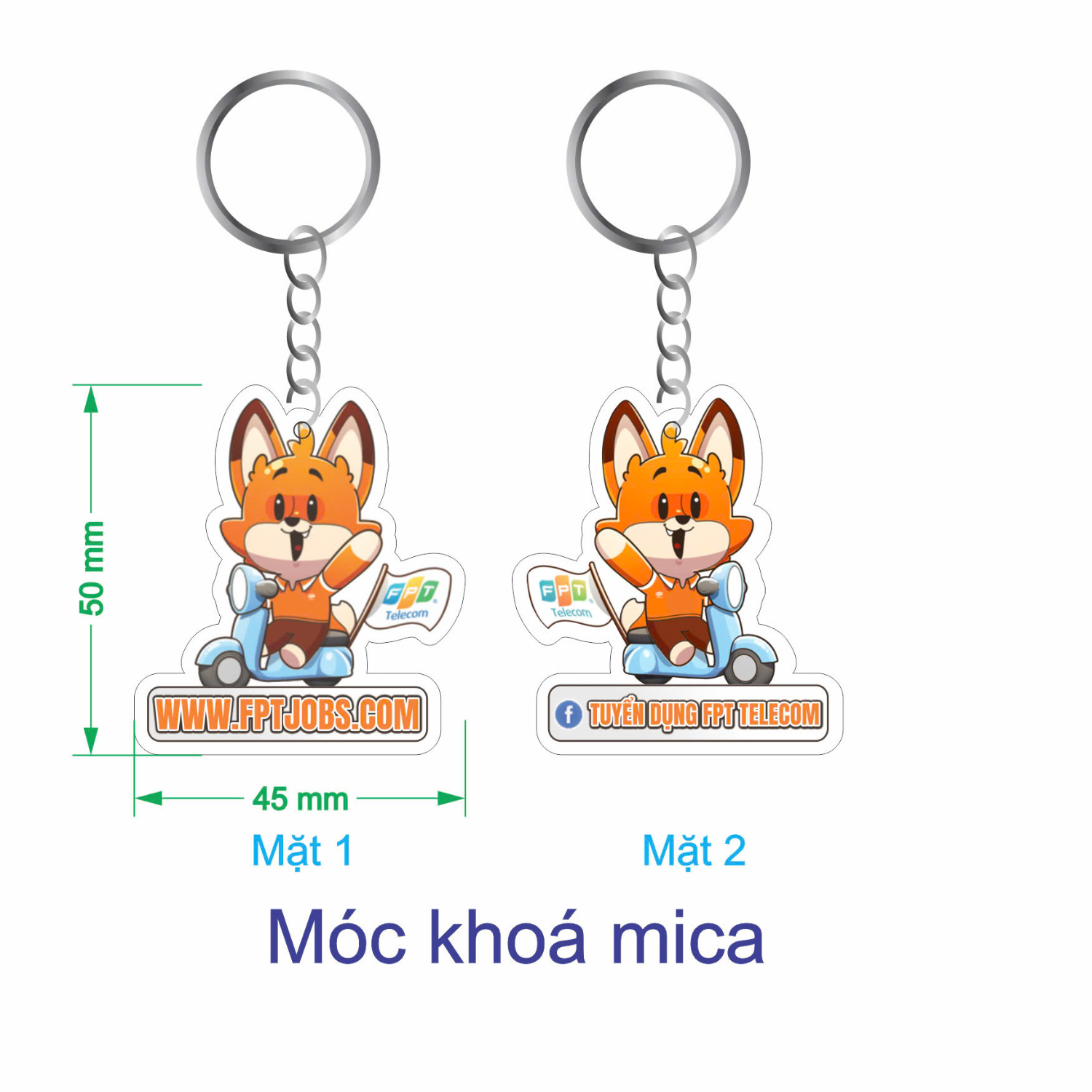  Móc khóa in theo thiết kế 