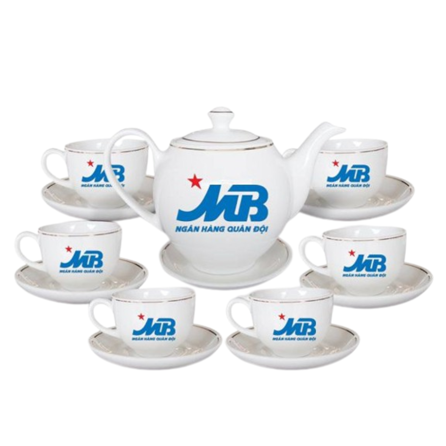  Bộ ấm chén sứ 