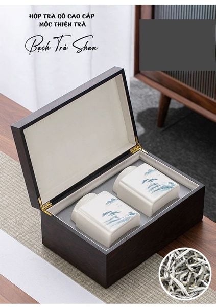  Set Trà Gỗ Cao Cấp- Bạch Trà Shan 