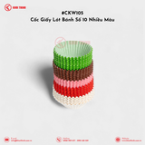  Cốc Giấy Lót Bánh Số 10 Nhiều Màu | Khôi Thịnh 