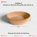  AFB162.40 Đế Giấy Lót Nồi Chiên Không Dầu Nâu 162x40 mm | Khôi Thịnh 