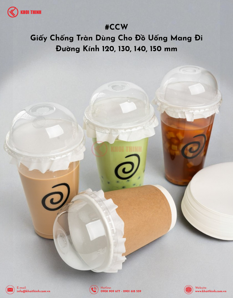  CCW120 Giấy Chống Tràn Đường Kính 120mm | Khôi Thịnh 