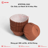  Cốc Giấy Lót Bánh Số 12 Nhiều Màu | Khôi Thịnh 