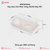 DWW190.90 Hộp Giấy Chữ Nhật Trắng 190x90 Nắp PET | Khôi Thịnh