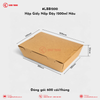  LBB1200 Hộp Giấy Nắp Đậy 1200ml Nâu | Khôi Thịnh 