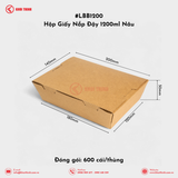  Hộp Giấy Nắp Đậy - Trắng Nâu - Nhiều Kích Thước 