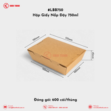  Hộp Giấy Nắp Đậy - Trắng Nâu - Nhiều Kích Thước 