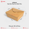  TBB1400 Hộp Giấy Nắp Gài 1400ml Nâu | Khôi Thịnh 