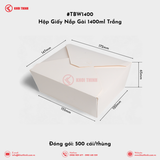  Hộp Giấy Nắp Gài - Trắng Nâu - Nhiều Kích Thước 