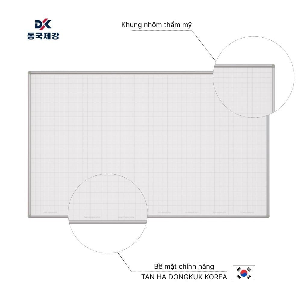 Bảng trắng, bảng từ viết bút lông treo tường Hàn Quốc