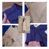  K487 - Váy suông dài cổ V chất liệu Rayon mướt da 