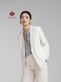  Áo Blazer vải Linen cao cấp 2 lớp K814 