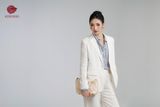  Set Suit Linen trắng cao cấp 