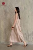  K487 - Váy suông dài cổ V chất liệu Rayon mướt da 