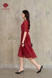  Váy Tơ Cổ Tròn Đuôi Cá Tay Lỡ K826 
