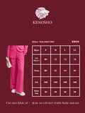  Set đồ gồm Áo  blazer hồng và quần vải thô cao cấp - K805, K806 