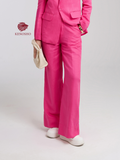  Set đồ gồm Áo  blazer hồng và quần vải thô cao cấp - K805, K806 