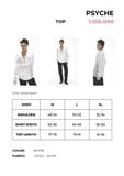  ÁO KIỂU PSYCHE TRẮNG 