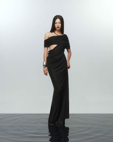  ĐẦM DÀI EARTH BLACK 