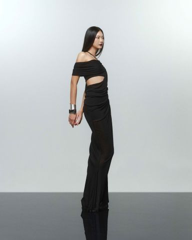  ĐẦM DÀI EARTH BLACK 