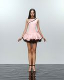  ĐẦM NGẮN FLOWER HỒNG 