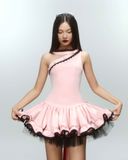  ĐẦM NGẮN FLOWER HỒNG 