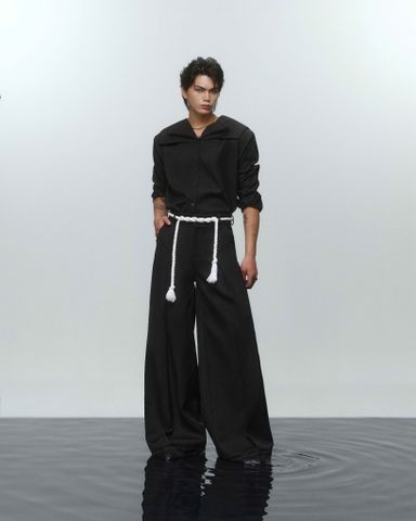  ÁO SƠ MI TIME ĐEN 