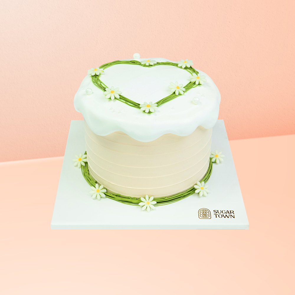  Bánh kem sữa tươi mẫu 8 size 12cm 