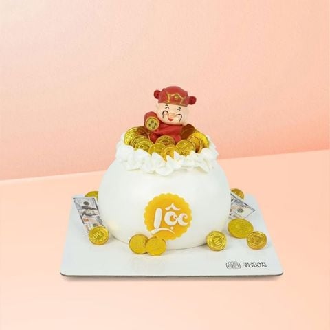 Bánh Kem Thần Tài - túi Thịnh Vượng