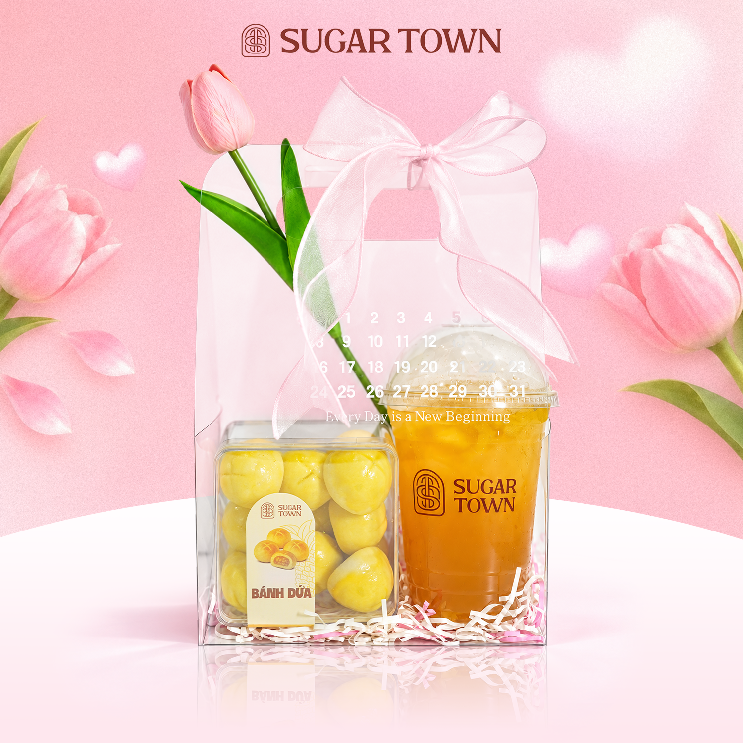  Set bánh và nước 
