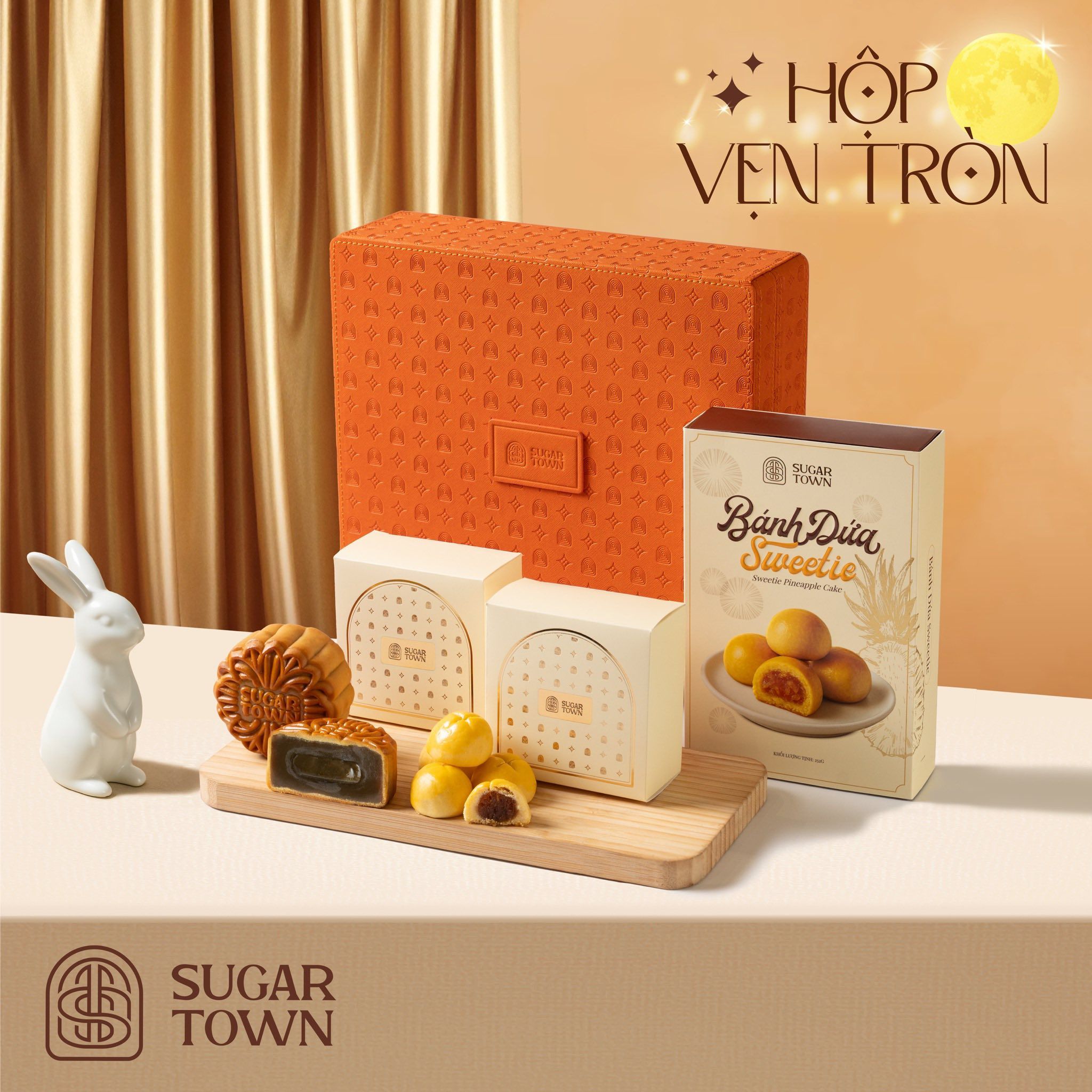  Hộp Quà Trung Thu - Hộp Vẹn Tròn 