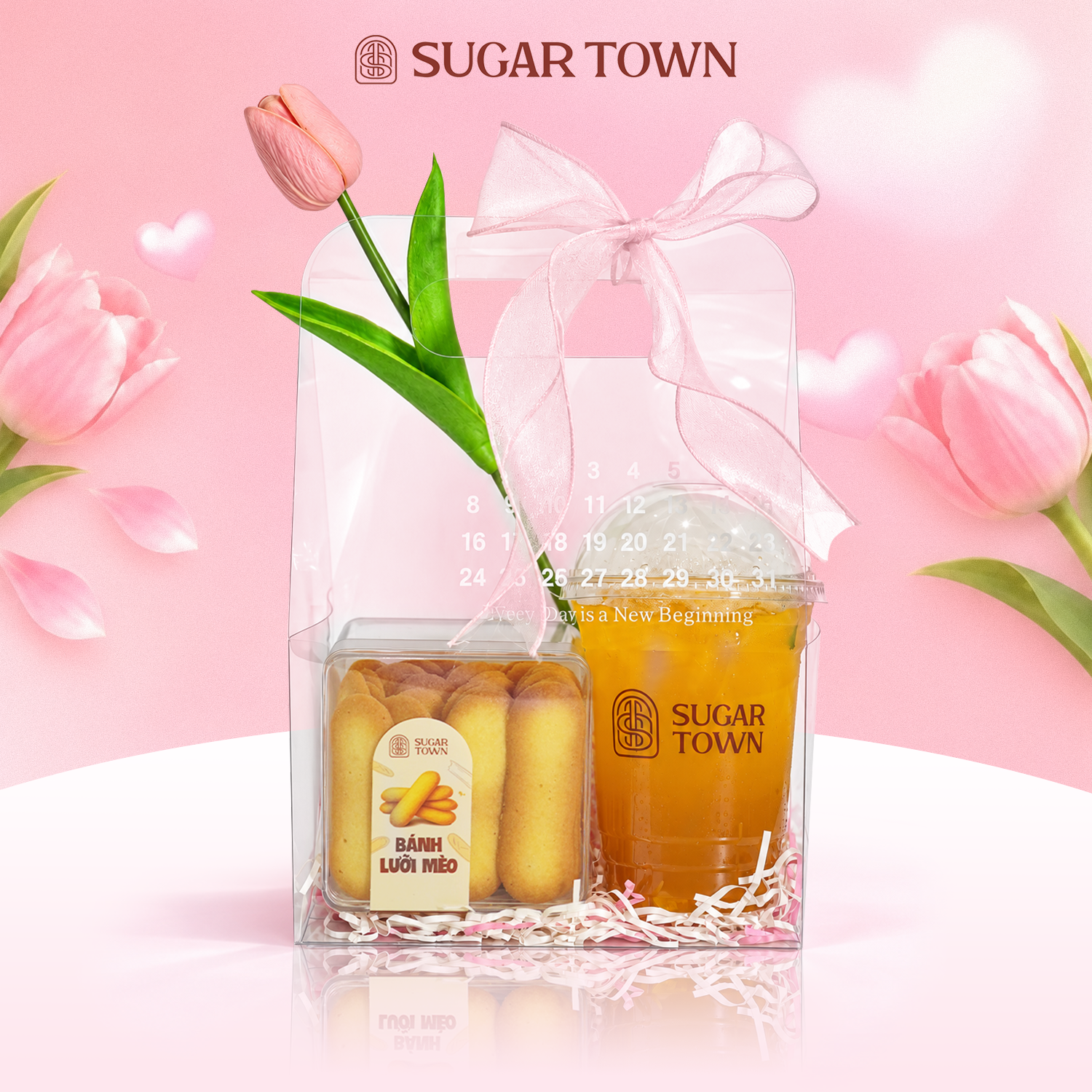 Set bánh và nước 