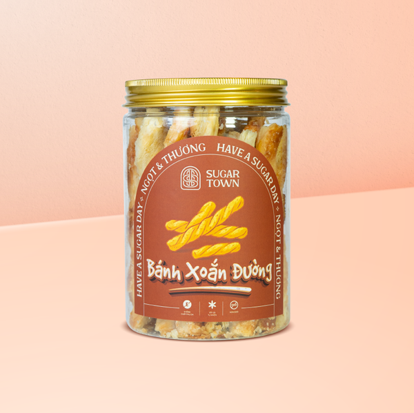 Crispy Twisted Cookies Mini - Bánh Xoắn Đường Mini