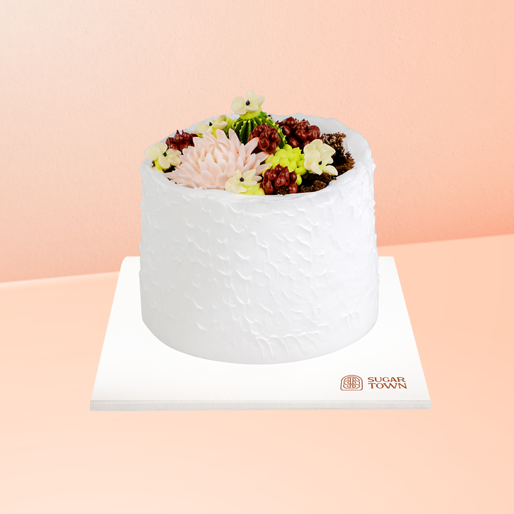  Bánh Kem Hoa Sen Đá size 12cm 