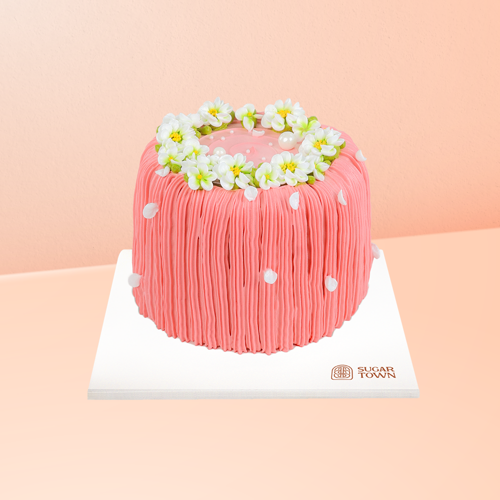  Bánh Kem Hoa Cúc Họa Mi size 12cm 